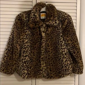 C&C California,size12,faux fur(Cheetah print)